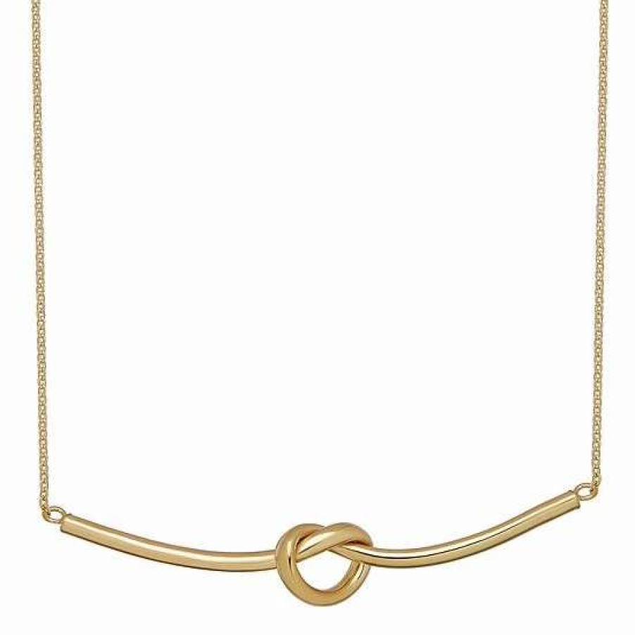 Jewelry * | Best Sale Everlasting Gold 10K Knot Necklace