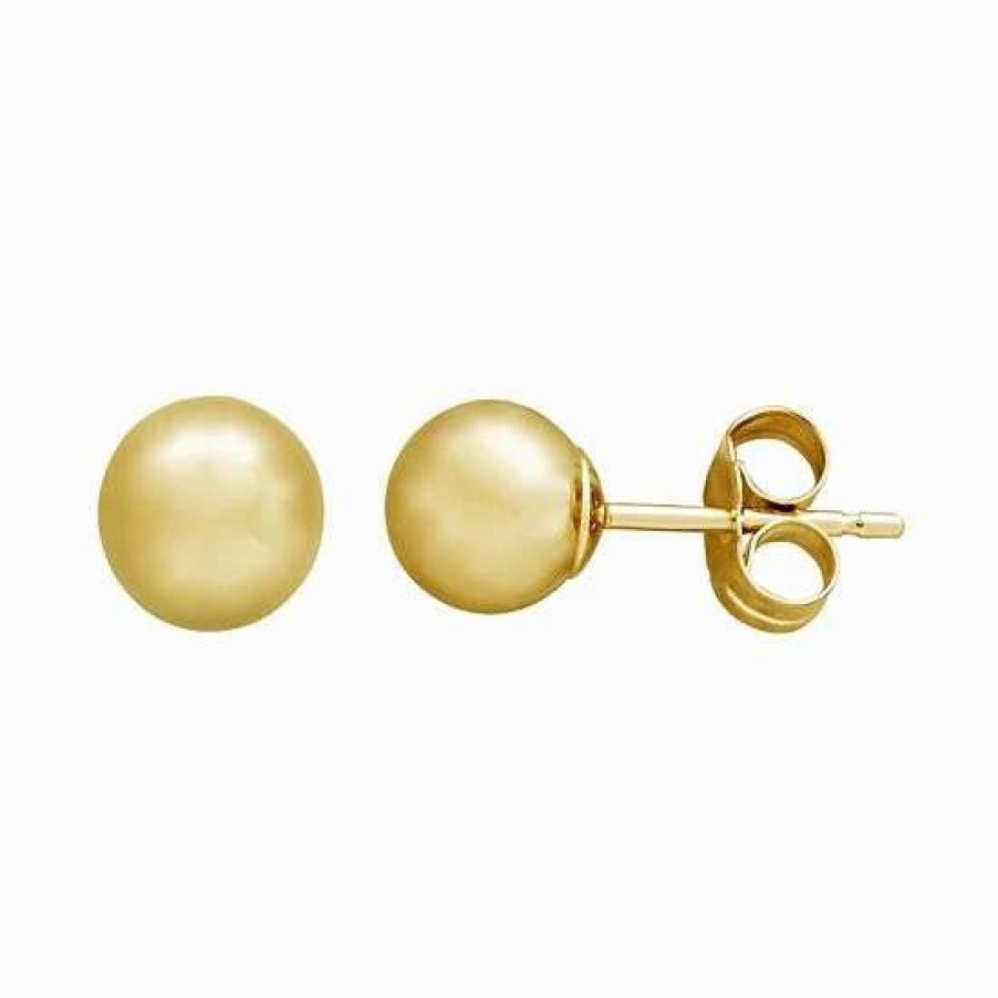 Jewelry * | Top 10 Everlasting Gold 14K Gold Ball Stud Earrings