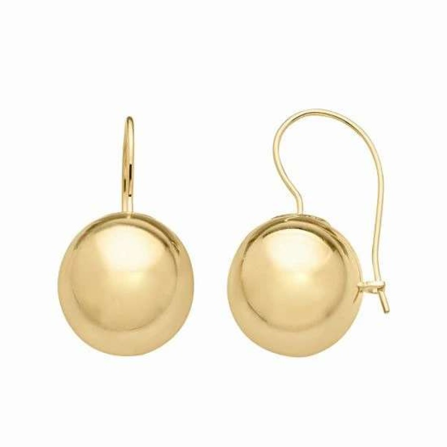 Jewelry * | Promo Everlasting Gold 14K Gold Ball Drop Earrings