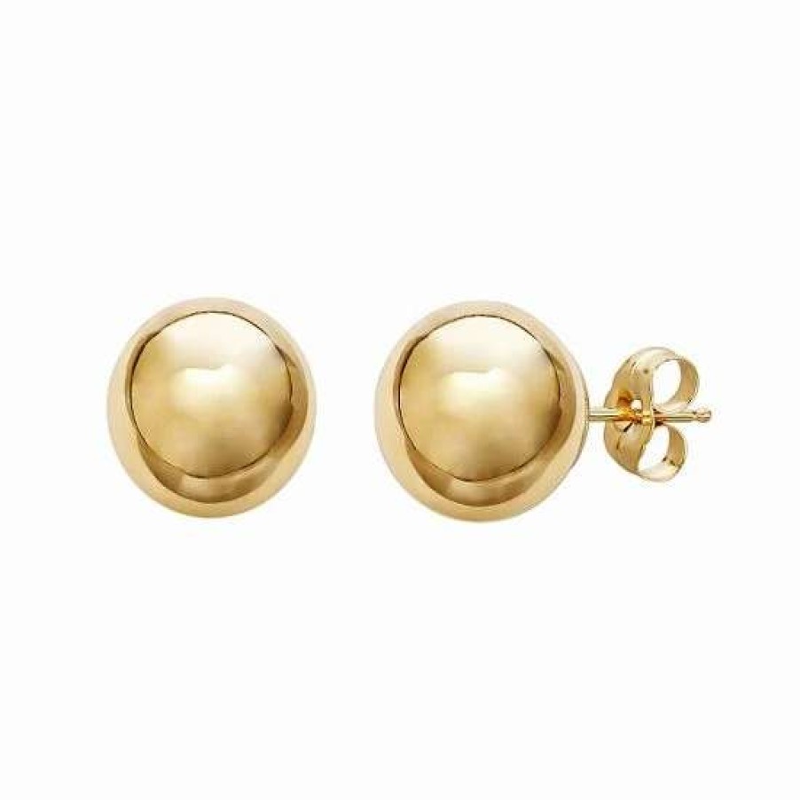 Jewelry * | Best Pirce Everlasting Gold 14K Gold Ball Stud Earrings