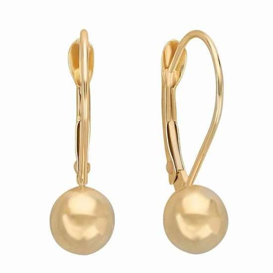 Jewelry * | Outlet Everlasting Gold 10K Gold Ball Drop Earrings