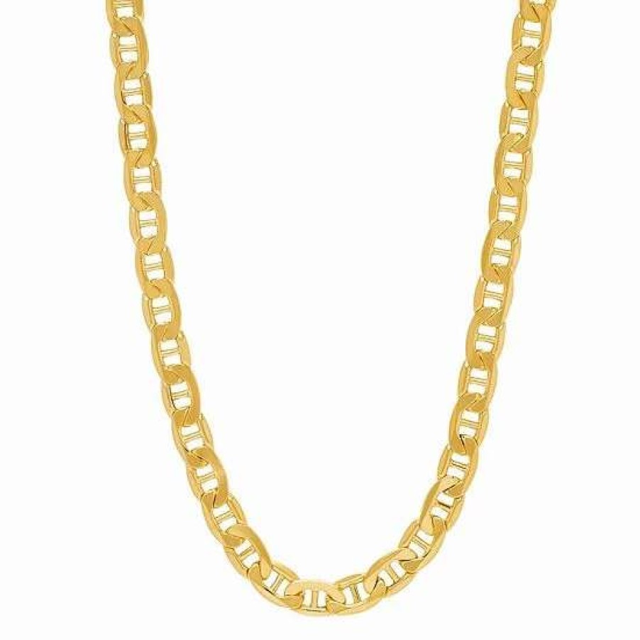 Jewelry * | Buy Everlasting Gold 10K Gold 7.20 Mm Mariner Chain Necklace 22 In.