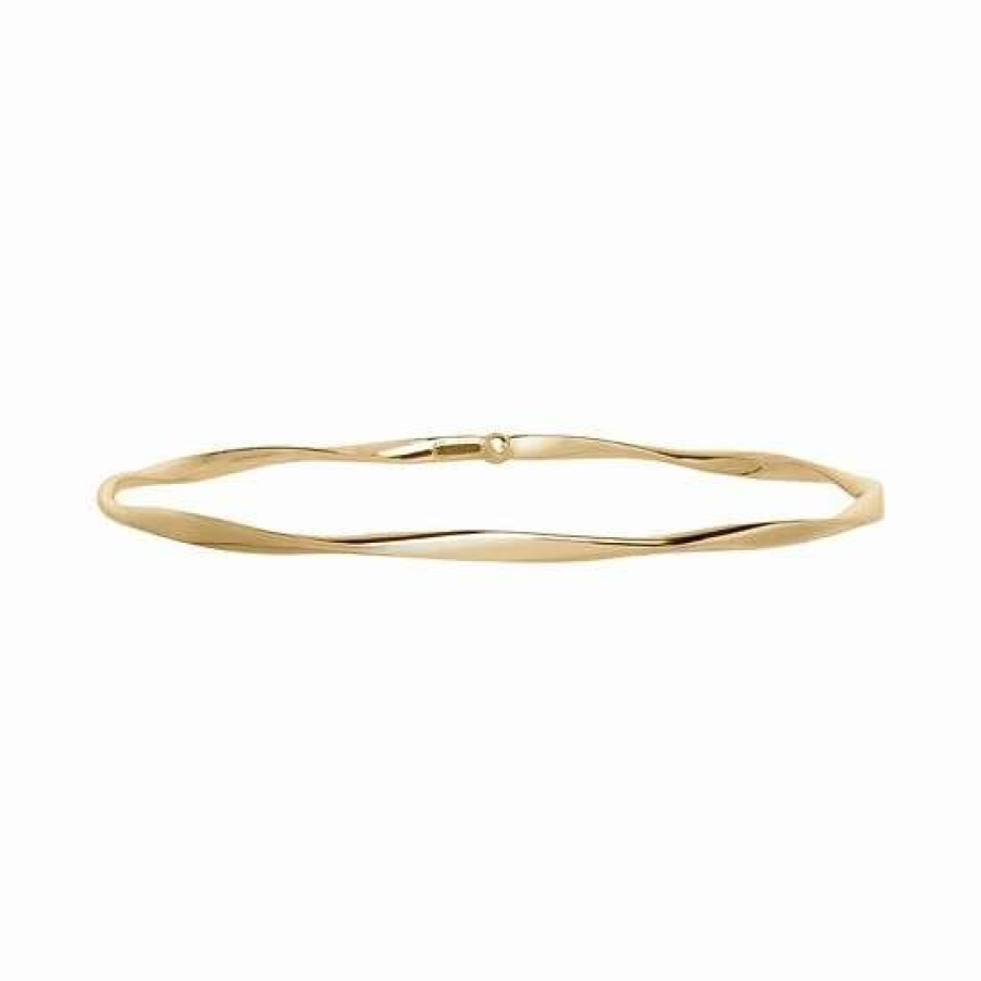 Jewelry * | Outlet Everlasting Gold 14K Gold Twist Bangle Bracelet