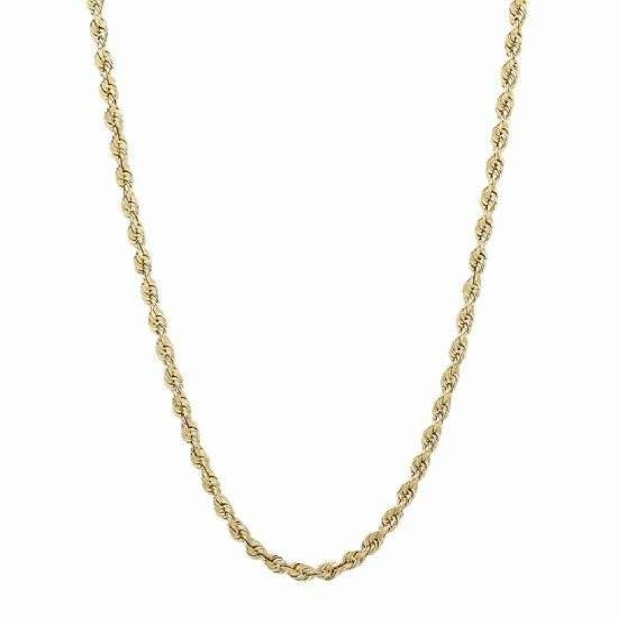 Jewelry * | Best Deal Everlasting Gold 14K Gold Rope Chain Necklace