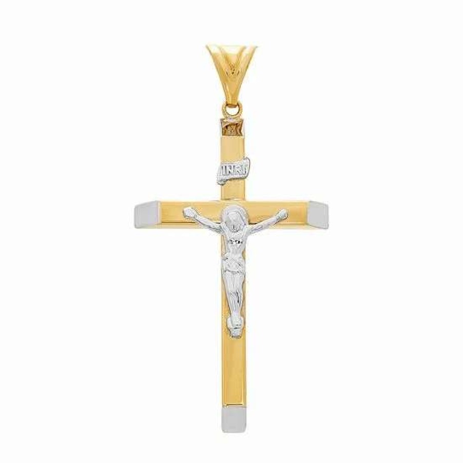 Jewelry * | Cheapest Everlasting Gold 10K Gold Crucifix Charm