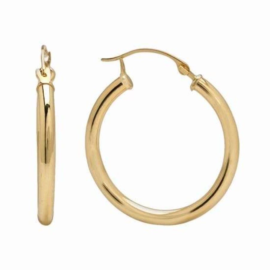 Jewelry * | Cheap Everlasting Gold 10K Gold Hoop Earrings