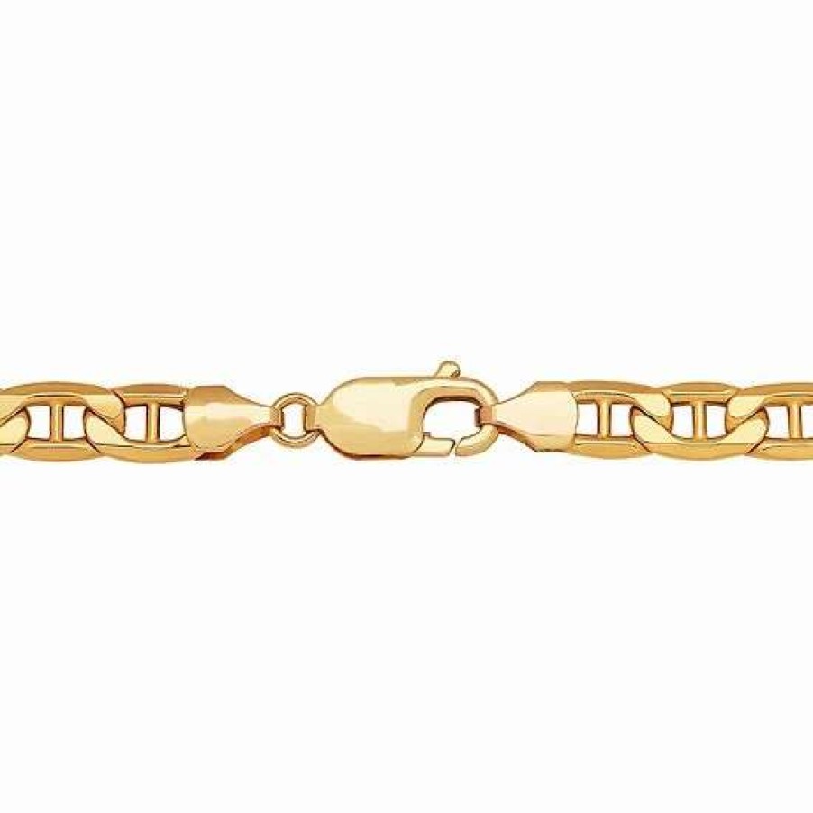 Jewelry * | Flash Sale Men'S Everlasting Gold 10K Gold 5.5 Mm Mariner Chain Necklace