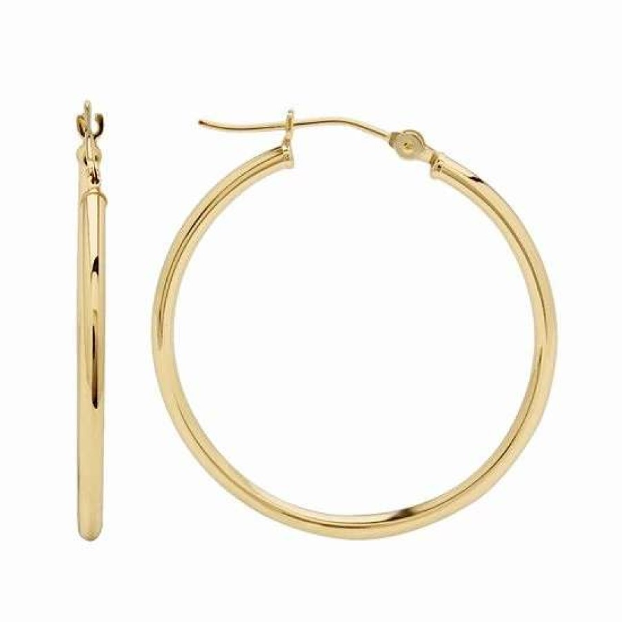 Jewelry * | Cheapest Everlasting Gold 10K Gold Hoop Earrings