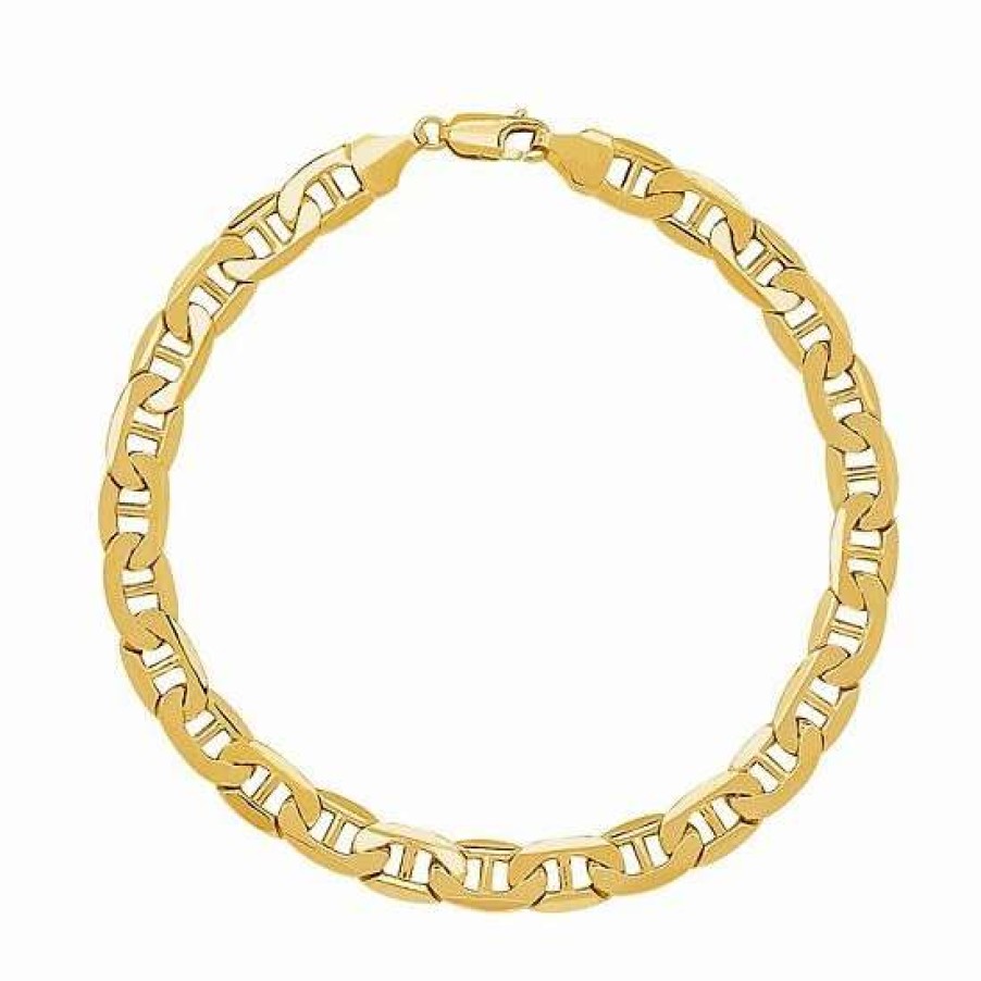 Jewelry * | Brand New Everlasting Gold 10K Gold Mariner Chain Bracelet