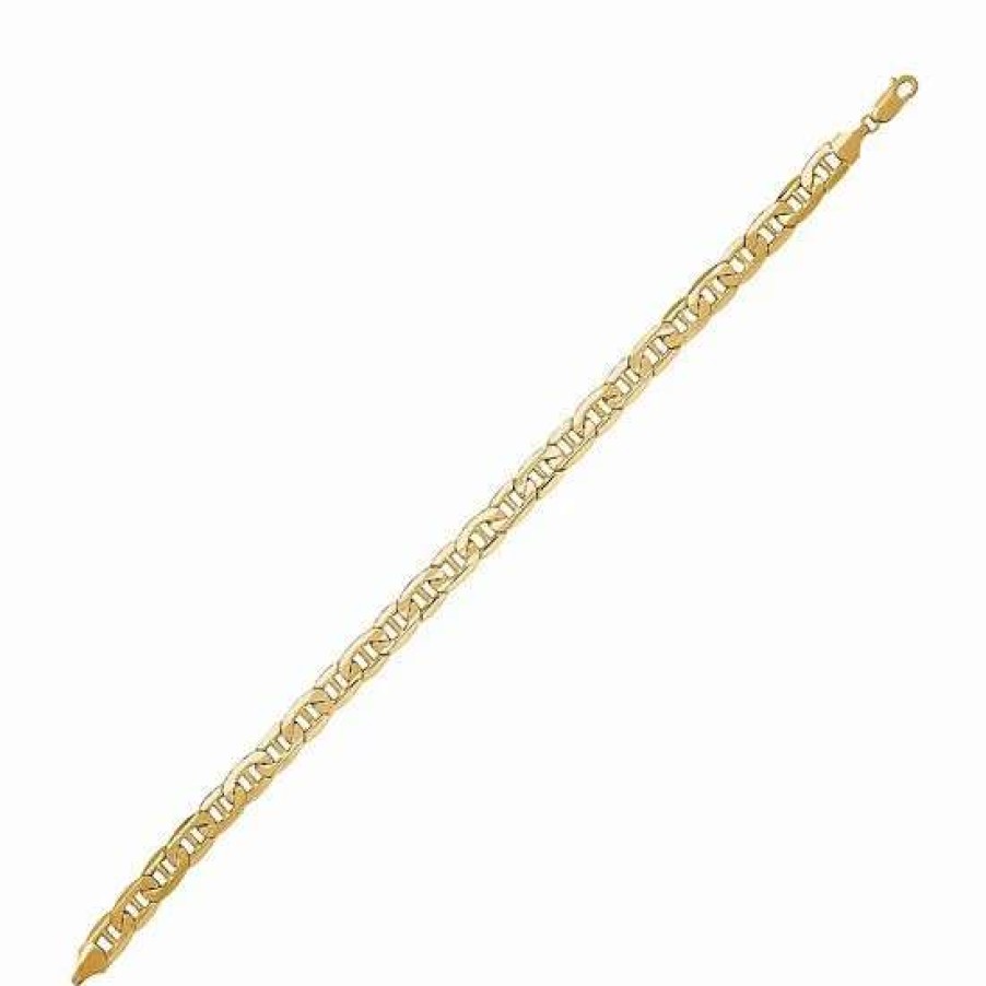 Jewelry * | Brand New Everlasting Gold 10K Gold Mariner Chain Bracelet