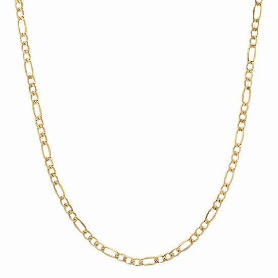 Jewelry * | Best Pirce Everlasting Gold 14K Gold Figaro Chain Necklace