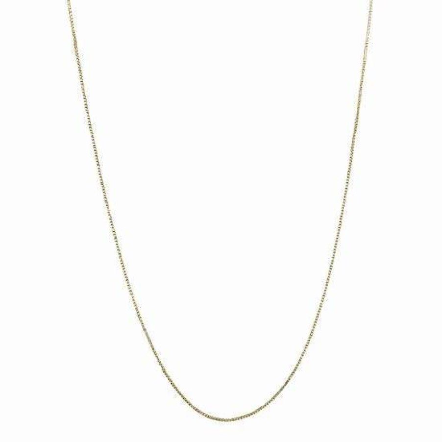 Jewelry * | Coupon Everlasting Gold 14K Gold Box Chain Necklace