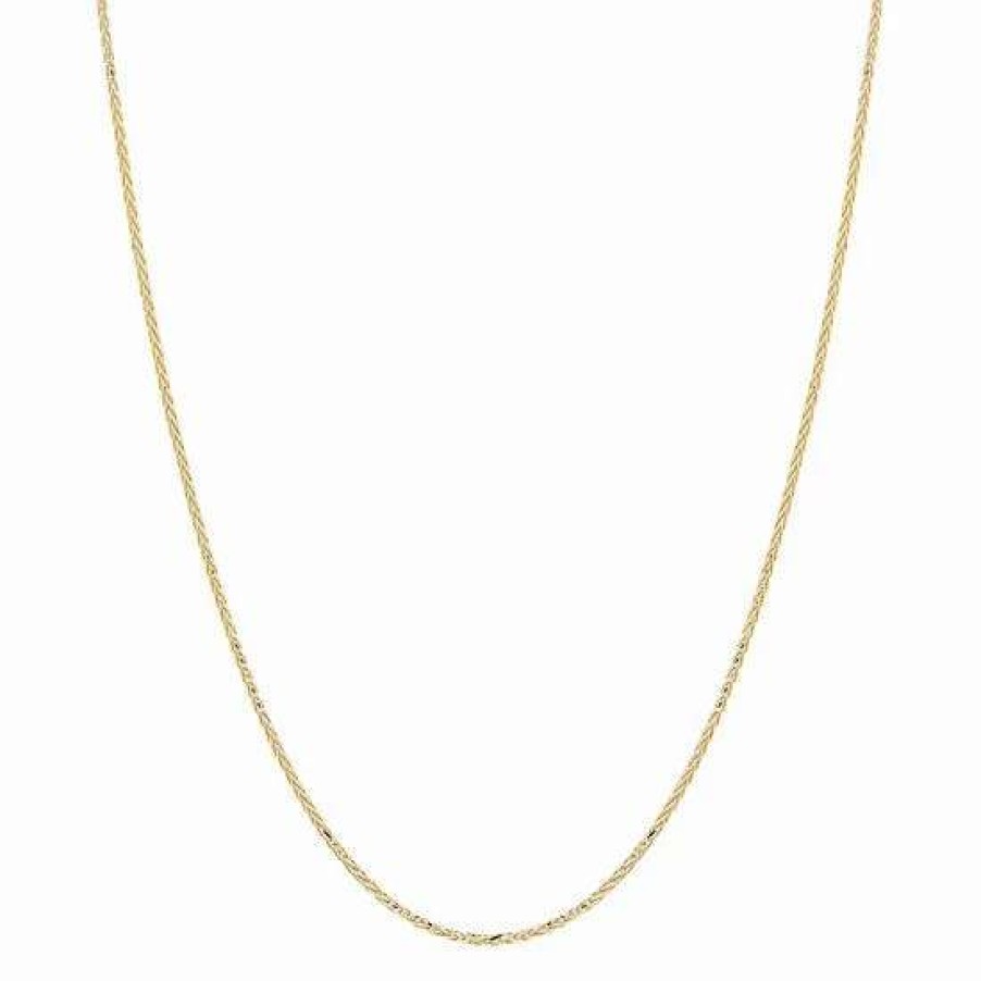 Jewelry * | Outlet Everlasting Gold 14K Gold Wheat Chain Necklace 18 In.