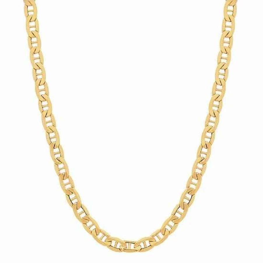 Jewelry * | Cheapest Everlasting Gold 14K Gold 4.10 Mm Hollow Mariner Chain Necklace 22 In.