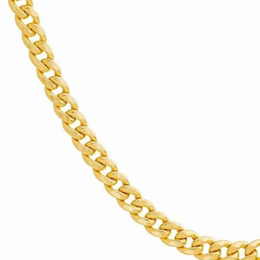 Jewelry * | Top 10 Everlasting Gold 14K Gold 3.0 Mm Hollow Miami Cuban Chain Necklace 22 In.